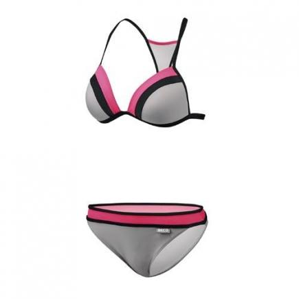 BECO bikini, B-cup, grijs/zwart