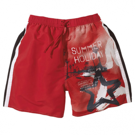 BECO zwemshorts, rood